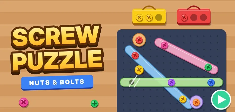 Screw Puzzle: Nuts & Bolts — Free Online Game