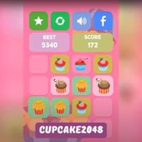 Cupcake 2048 Logo — Free Browser Game on Fuxien