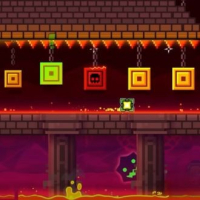 Geometry Dash (Scratch) Logo — Free Browser Game on Fuxien