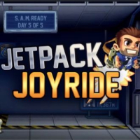 Jetpack Joyride Logo — Free Browser Game on Fuxien
