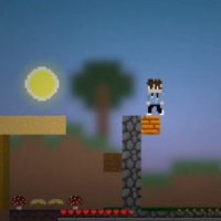 Mine Blocks Logo — Free Browser Game on Fuxien