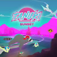 Tanuki Sunset Logo — Free Browser Game on Fuxien