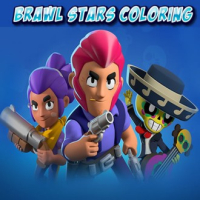 Brawl Stars Coloring Logo — Free Browser Game on Fuxien
