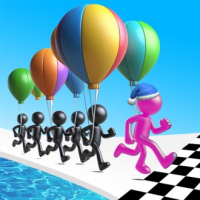 Ballon Race 3D Logo — Free Browser Game on Fuxien