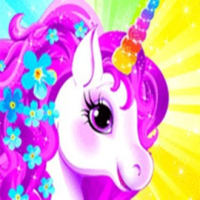 Dress Up Unicorn - Girl Game Logo — Free Browser Game on Fuxien