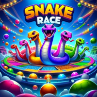 Snake Color Race Logo — Free Browser Game on Fuxien