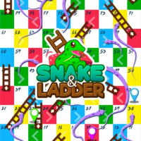Snakes and Ladders : the game Logo — Free Browser Game on Fuxien