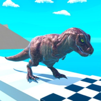 Dino Rex Run Logo — Free Browser Game on Fuxien