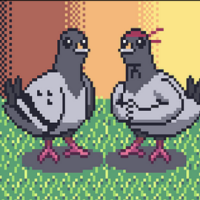 Pigeon Ascent Logo — Free Browser Game on Fuxien