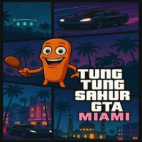 Tung Tung Sahur GTA Miami Logo — Free Browser Game on Fuxien