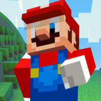Super Mario MineCraft Runner Logo — Free Browser Game on Fuxien