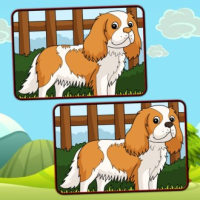Dogs Spot The Differences Logo — Free Browser Game on Fuxien
