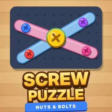 Screw Puzzle: Nuts & Bolts Logo  — Free Browser Game on Fuxien