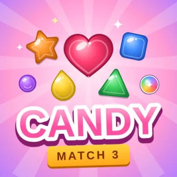 Candy Match 3 Logo  — Free Browser Game on Fuxien