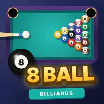 8 Ball Billiards Logo  — Free Browser Game on Fuxien