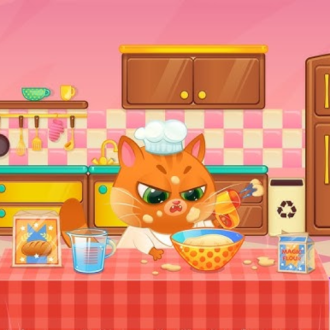 Lovely Virtual Cat Logo — Free Browser Game on Fuxien