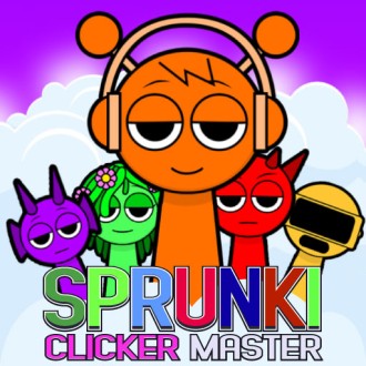 Sprunki Clicker Master Logo — Free Browser Game on Fuxien